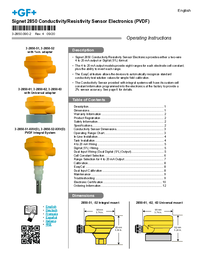 Thumbnail of document Manual - 2850 Conductivity/Resistivity Sensor